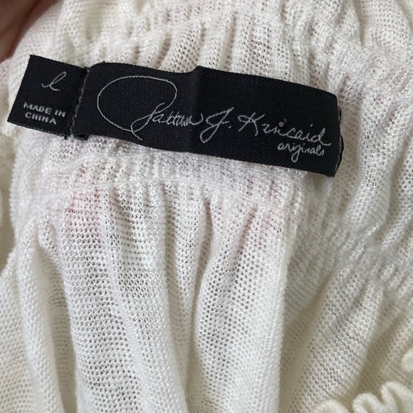 Anthropologie tank with A-shape and embroidery straps - Picture 6 of 8